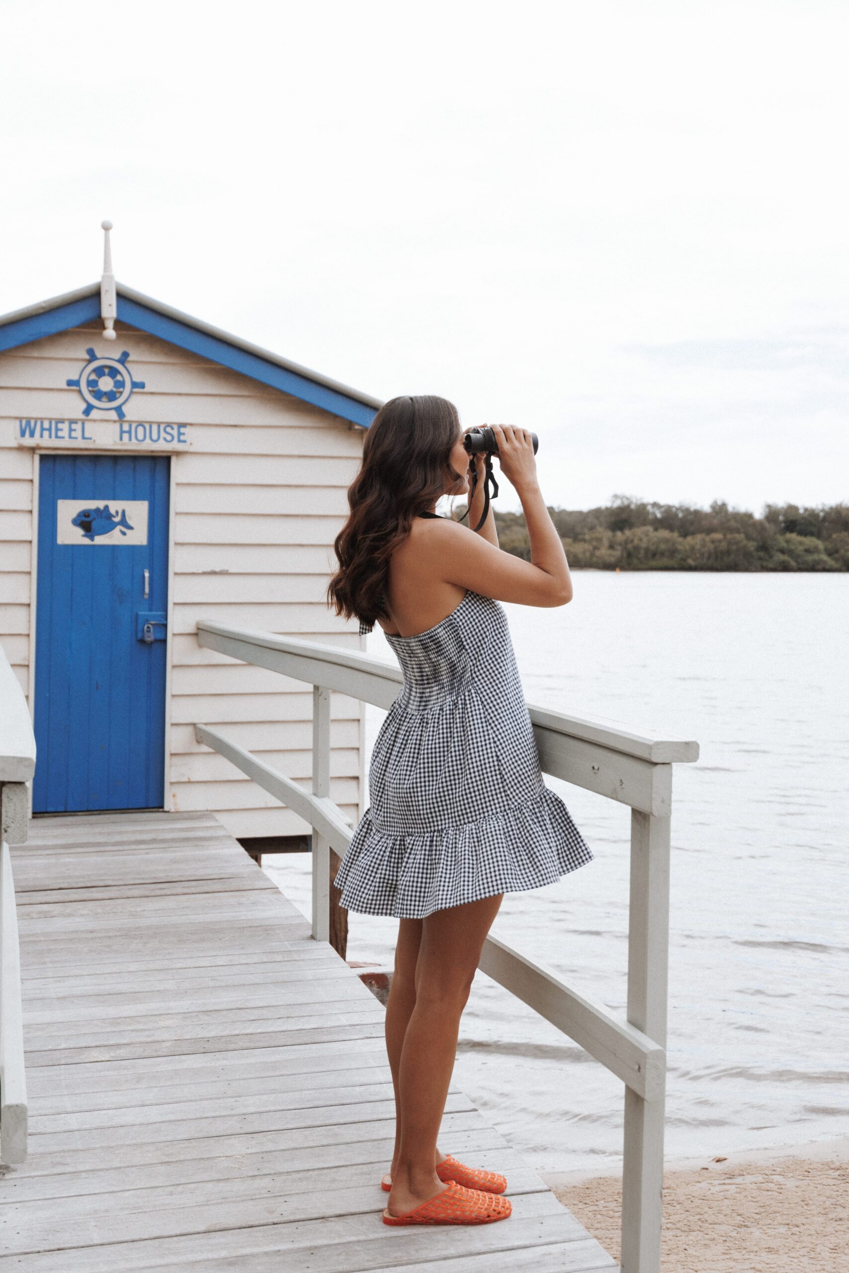 samson mini dress navy gingham samson mini dress navy gingham